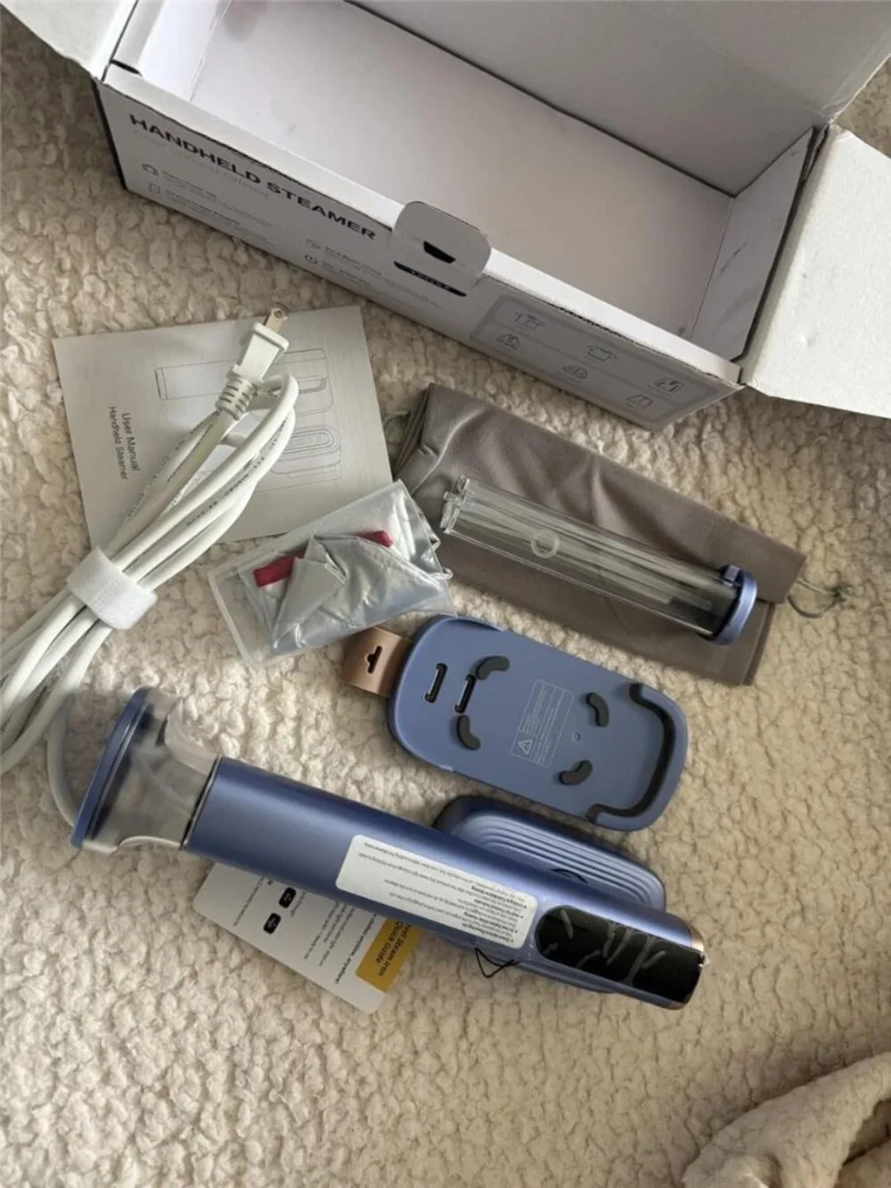 Steamer & Iron for Clothes, 15s Fast Heat-up 1200W Portable Handheld